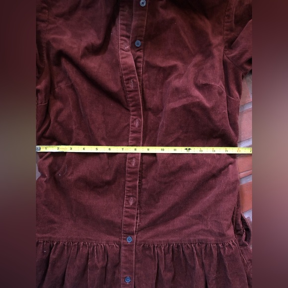COPY - BODEN Ellen US Sz 8 Tall Rich Chestnut Corduroy Maxi-dress BNWT - Picture 7 of 9
